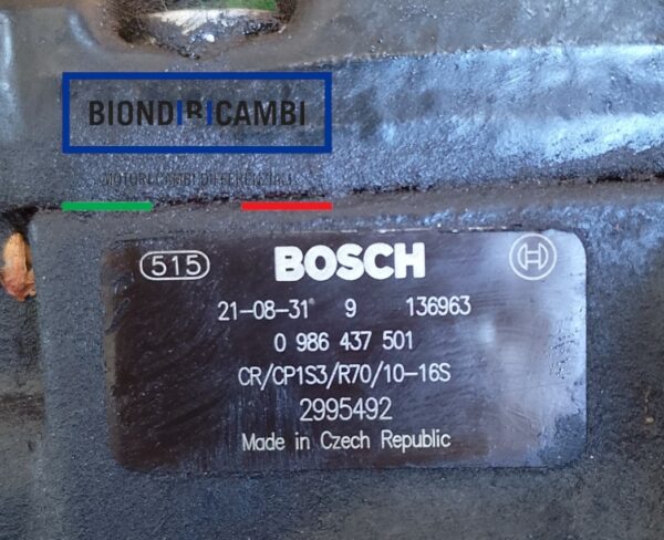 Depressore Iveco Daily 35C13 Bosch 0 986 437 501