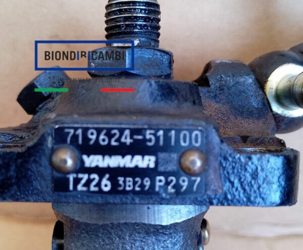 Pompa Iniezione Yanmar 3TNE74 Yanmar 719624-51100