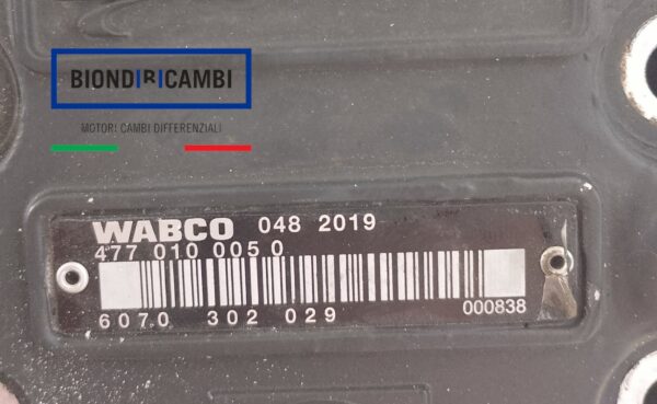 Attuatore ZF 6 AS 1000 TO Wabco 477 010 005 0