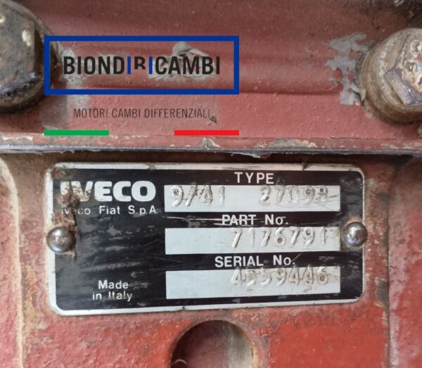 Ponte differenziale Iveco 7176791