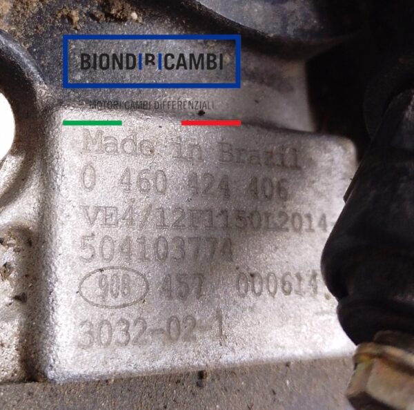 Pompa Iniezione Bosch 0 460 424 406 Iveco 504103774